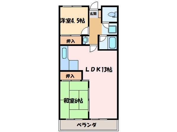 コーナン徳常ビルの物件間取画像